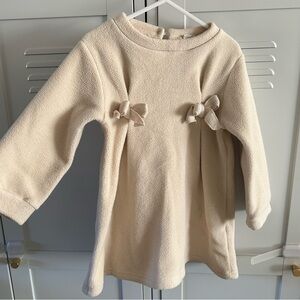 Girls fleece sweater dress